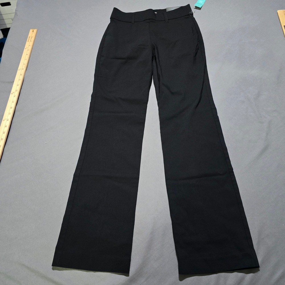 Maurices Bootcut Pants Women XS Short Black Mid Rise Bengaline Stretch